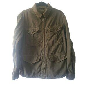Rag & Bone Jacket Mens Utility  Field Pockets Sz 40 Olive Green Gorp